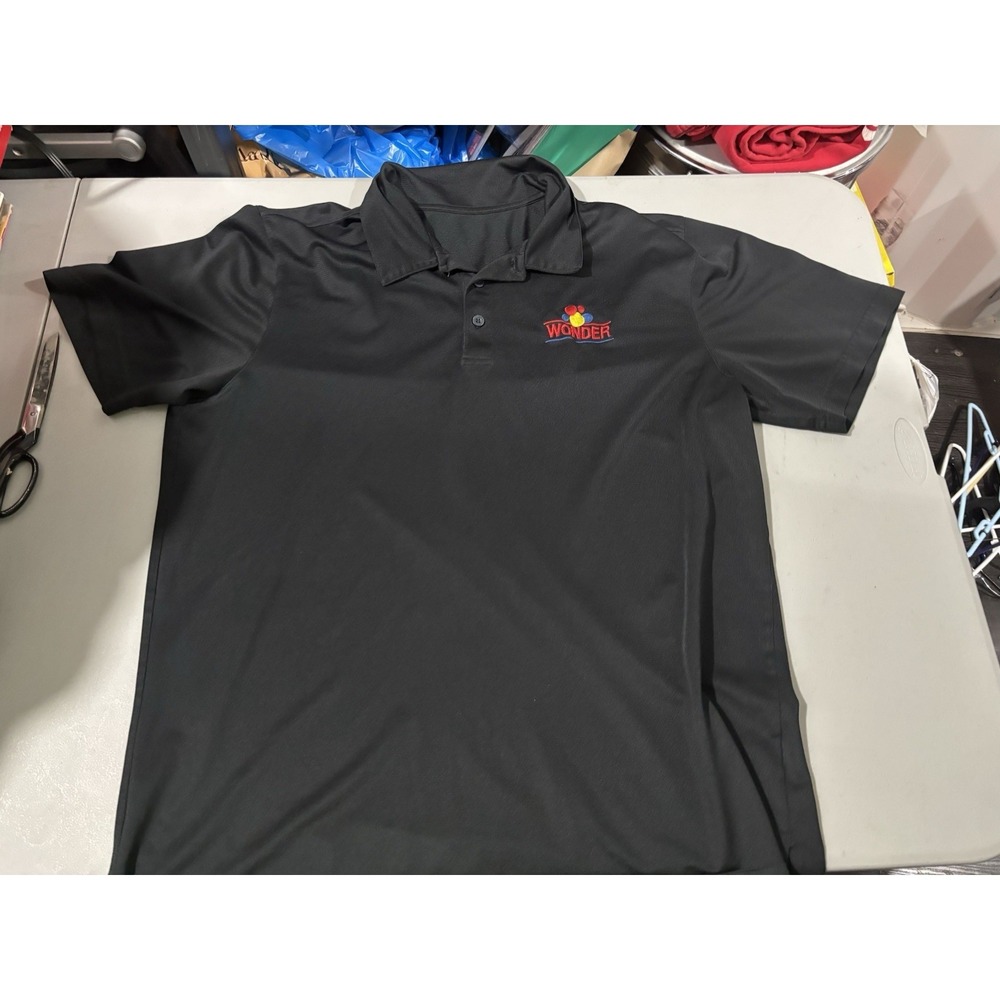 Wonder Bread Black XL Polo
